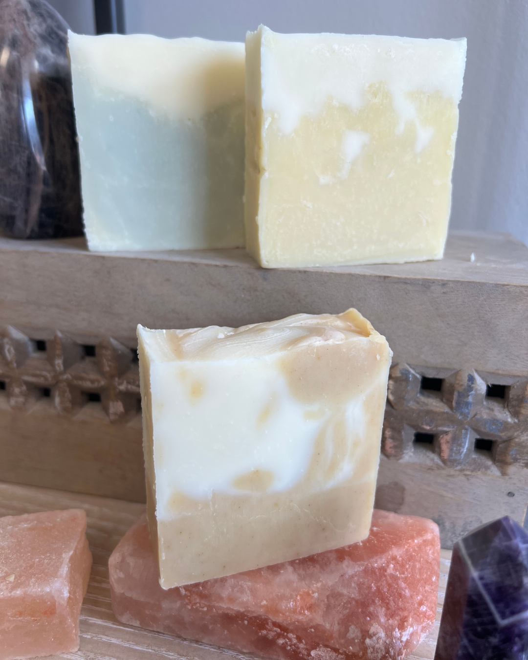 Tallow superfatted soap bars