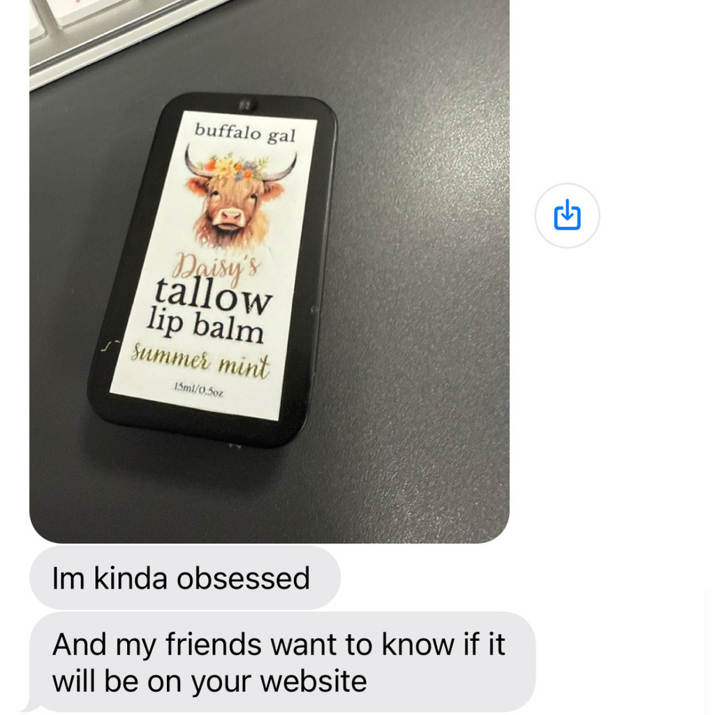 Daisy’s Old-Fashioned Tallow Lip Balm – Special Edition Tin