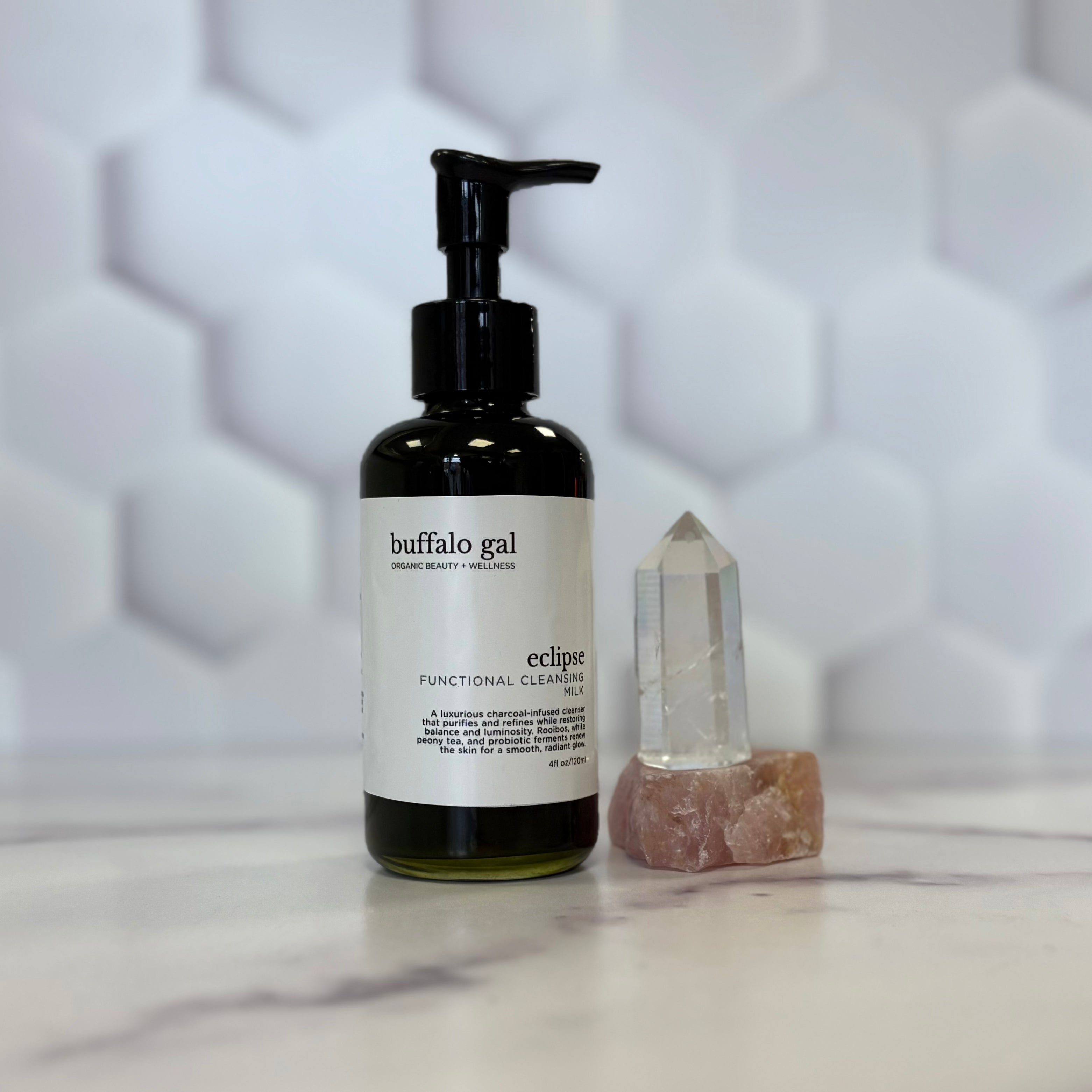 Eclipse Cleanser | Charcoal + Rooibos Brightening Milk Cleanser