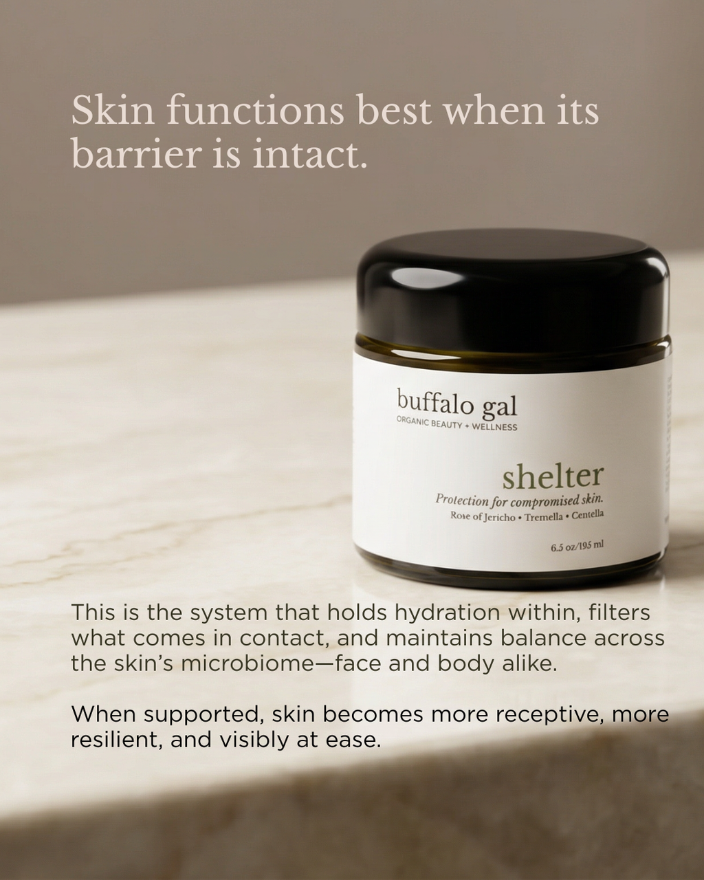 Shelter barrier defense cream